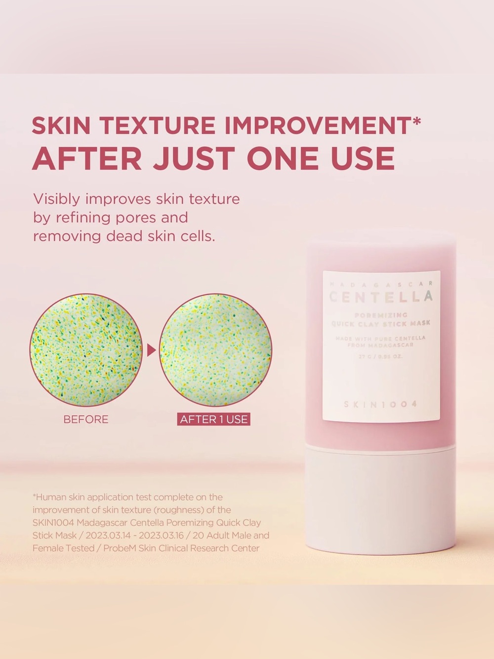 SKIN1004 Madagascar Centella Poremizing Quick Clay Stick Mask 27g NEW - Picture 5 of 8